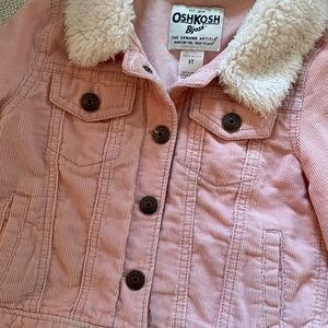 Corduroy jacket with Sherpa color - super cute on!